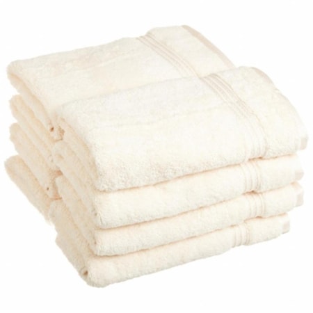 Superior Superior Egyptian Cotton 8-Piece Hand Towel Set  Ivory NS HTOWEL IV